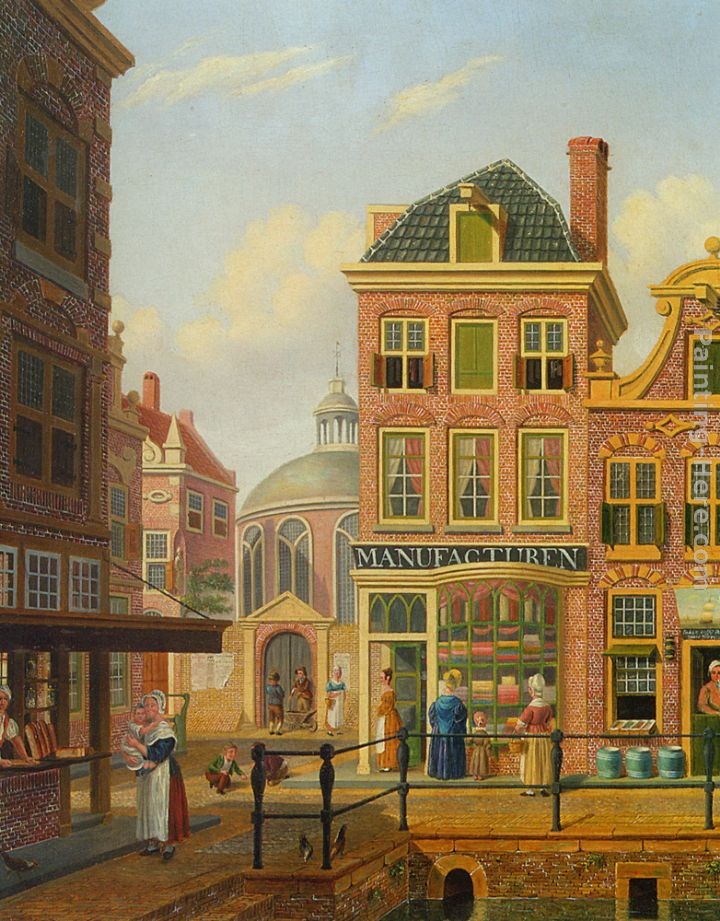 Jan Hendrik Verheijen A Capriccio View in Amsterdam